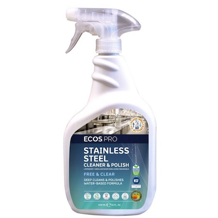 Earth Friendly Products ECOS PRO Soy Scent Stainless Steel Cleaner 32 oz Liquid PL9330/6